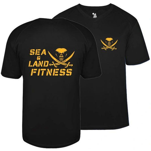 Men's Sea & Land Fitness V-Neck Performance Tee